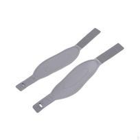 2Pcs Exercise Bike Pedal Strap Cycling Gym Indoor Adjustable Gray Heavy Duty gray