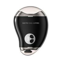 Elektrinis nagų poliruoklis 3 greičių, reguliuojamas, įkraunamas per Type-C, automatinis nagų kirpiklis, skaitmeninis ekranas, dvigubos galvutės, vaikams, suaugusiems, senjorams, nagų kirpiklis black