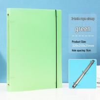 Candy Color A4 Ring Binder with 3/4 Hole Punch - Waterproof PP Document Folder. pink