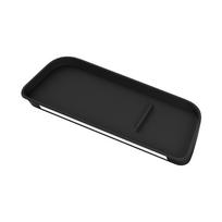 for KIA EV3 2025 2025 Dashboard Tray Organizer Display Screen Rear Storage Box Silicone Car Interior Accessories Black black