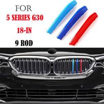 3 vnt. priekinių grotelių apdailos juostelės, skirtos BMW 1 2 3 4 5 6 7 8 X1 X2 X3 X4 X5 X6 X7 Z4 E46 E90 F30 E60 E81 F20 F45 F36 F10 F48 F25 serijoms