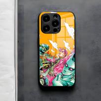 JoJo Keisti Nuotykiai Telefono dėklas Skirtas IPhone 17 Air 16 E Pro Max 15 14 13 Mini 12 Pro 11 Max Plus Juodas Stiklinis Dangtelis iPhone17 Air black
