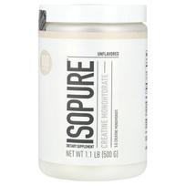 Isopure, kreatino monohidratas, be skonio, 1,1 svaro (500 g)