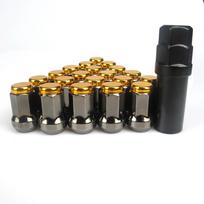 Car Wheel Lug Nuts M12x1.5/1.25 Universal Racing Tire Screw Caps Wheel Lug Nuts Extended Bolt Covers Decoration Parts 20Pcs M12x1.25 violetinė