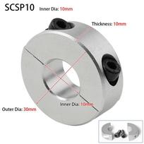 1 vnt. 6-20 mm skersmens veleno įvorė Aliuminio lydinio spaustuko tipo įvorė Naujas fiksuojantis ribojantis žiedas 10mm