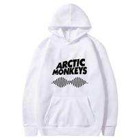 Rock Arctic Monkeys printed hoodie women's jacket rap fleece unisex clothing men's sports fashion pullover top 3XL gray
