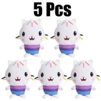 New Gabbys Dollhouse Plush Toy Mercat Cartoon Stuffed Animals Smiling Cat Car Cat Hug Gabys Girl Dolls Kids Birthday Gifts