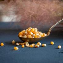 Ekologiški kukurūzai spragėsiams (Popcorn) : svoris - 300 g