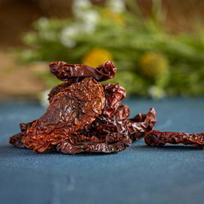 Ekologiški saulėje džiovinti pomidorai : svoris - 1 kg