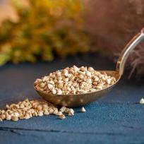 Ekologiški lukštenti (žali) grikiai RAW : svoris - 100 g