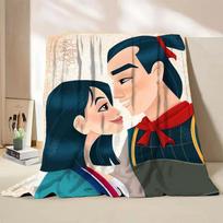 Disney Mulan flaneliniai pledai lovai, sofai, namams, miegamajam, biurui, kelionėms, vaikams, šilti, minkšti, dovanos 30x40in