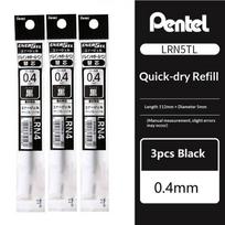 Naujas Pentel Energel Clena gelinio rašiklio papildymo rinkinys 0,3/0,4/0,5 mm adatinis galiukas Greitai džiūstantys Lygiai rašantys rašikliai Kokybiški japoniški raštinės reikmenys