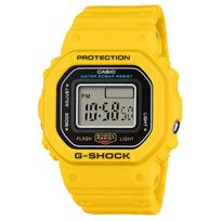 G-SHOCK by Casio Nano žiedas Laikrodis Geltonas Unisex Laikrodžiai DWN5600-9 Gray Dial black