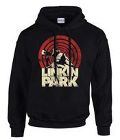 hoodie-Casual Pullover Sweatshirt Linkin Park Rock Music hoodie-Casual Pullover Sweatshirt Hooded Sweatshirt Black -31066 -SW M beige