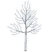 vidaXL LED sieninė Kalėdų eglutė 210 cm 312 LED Mėlyna Plienas Juoda