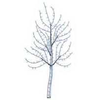 vidaXL LED sieninė Kalėdų eglutė 150 cm 140 LED Mėlyna Plienas Juoda
