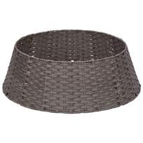 vidaXL Kalėdų Medžio Apykaklė Apvali Pilka Skersmuo 90 x 28 cm