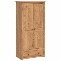 vidaXL Spinta PANAMA Medus 88,5 x 50 x 185 cm Pušies medienos masyvas