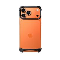 ARC PULSE Metalinis Guminis Telefono dėklas IPhone 17 18 Pro Max Air Plonas Besienis Apsauginis Dangtelis iPhone 17 Air juoda