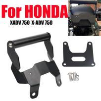 Motorcycle Phone GPS Mount Bracket Honda X-ADV 750 2017-2021 Navigation Holder Black Universal Fit Black black