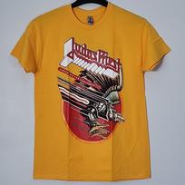Unisex Cotton T-shirt JUDAS PRIEST Screaming For Vengeance M MEDIUM T-Shirt Yellow Mens Band Logo M black