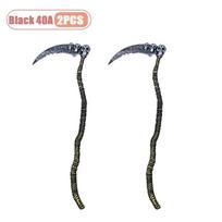 Xiaomi 1-2pcs Halloween Grim Reaper Scythe Prop with Skull Handle for Cosplay Costume Party Favor Decor Role Play Accessory As SHOWN