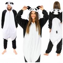 Onesie Pajama Costume - Panda Onesie Pajama Costume - Panda black