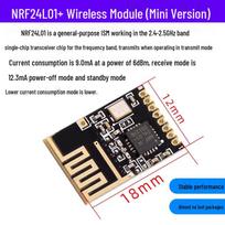 Enhanced NRF24L01+ 2.4GHz Wireless Transceiver Module for Data Transmission & Reception