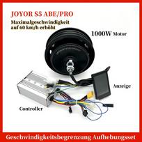 JOYOR S5ABE Pro Entdrosselung-Kit 60km/h 1000W Motor E-Scooter Tuning Controller Display Upgrade 60 Km/h Elektroroller V2.0 Neue