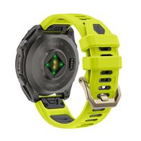 22mm 26mm Quick Fit Strap for Garmin Fenix 9 8 7 Pro 51mm 6X 5 Venu 3 Tactix Silicone Breathable Bracelet Correa Fenix 7X Band Fenix 9 pro 47mm yellow
