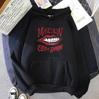 Maneskin Hoodies Sweatshirt Italian singer Hoodie Harajuku Men Thin Sweatshirt Streetwear Casual Women Oversized Pullovers 4XL black
