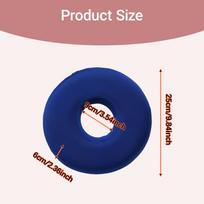 Ear Pierce Pillow, Memory Foam Cushion, Ergonomic, Removable Protector, Suitable for Office pink