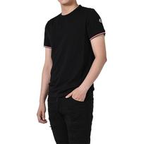 Moncler T-Shirts Men's Black Crew Neck G1-091-8C71600-87296-999 S beige
