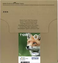 Epson Fox C13T12854510 rašalinė kasetė 1 vnt. Originali juoda, žydra, rausvai raudona, geltona