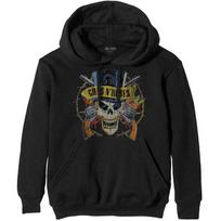 Fit 2026 Guns N 'Roses Rock Punk Retro European and American Loose Men's Hoodie Sweatshirt and Jacket S black