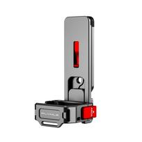 Flymile Magnetic Metal Tripod for DJI Osmo Pocket 4/4P/3 Magnetic Foldable Selfie Stick Mantis Hook Stand for Desktop Video gray