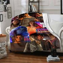 Grand Theft Auto Customize Text Blanket Lightweight Personalized Blanket Comfortable Suitable for Office Livingroom Nap Sofa Four Seasons Universal 100cmx150cm