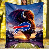 Buffalo Bill LOGO printed blanket—lightweight,soft,warm;versatile blanket all seasons—perfect as &air-conditioning throw,nap blanket 150cmx180cm