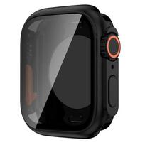 Screen Protector Cover for Apple Watch 45mm 44mm 40 41 42 46mm PC Front Rear Bumper Case iwatch 11 10 9 8 7 SE 6 Change To Ultra 7 Privacy Black Series 10-1