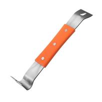 Anti Slip Stainless Steel Pry Bars Nail Puller Screwdriver Manual Tool  Woodworking 27.2cm