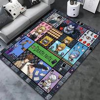 Death Note Carpet Rug For Living Room Bedroom Home Sofa Decoration Kids Play Nonslip Floor Mat 40x60cm( 15x23in ) black
