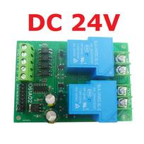 30A DC12V/24V DC Motor Controller Relay Board Forward Reverse Control Limit Start Stop Switch for Garage Door Crane Elevator DC 24V