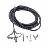 Drain Auger with Attachments Flexible Cleaning Cable