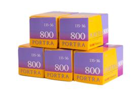 Kodak Portra 800 35mm Color Negative 36 set Film, exposures, 5-roll