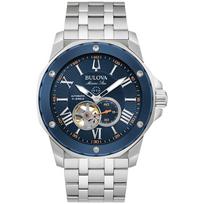 Bulova Analog Bracelet 98a302, Silver, Bracelet, Silver, Standard, gray