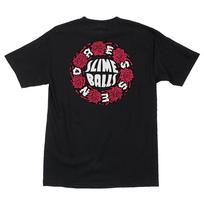 Santa Cruz Eric Dressen SLIME BALLS ROSES Riedlentės marškinėliai JUODI Unisex marškinėliai L black