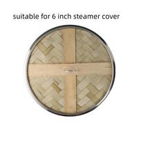 Gadget Woven Bamboo Bamboo Lid Chinese Steam Cooker Steamer Basket Food Steamer Bamboo Steamer 4-cover