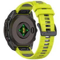 For Garmin Fenix 9 Pro 51mm 8 7X 7 Fenix 6X 5X 5Plus Tactix 7 Silicone Belt Bracelet Fenix 8 Band 47mm 22mm 26mm Quick Fit Strap QuickFit 26mm yellow