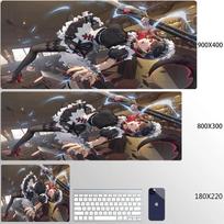 Ellen Joe Mouse Pad Zenless Zone Zero Esports Payers Game Teclado Mat XXL Large Computer Laptop Nonslip Keyboard Game Desk Mat 40x80x0.2cm