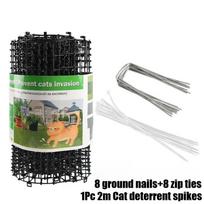 Xiaomi Cat Deterrent Scat Mat with Spikes Pet Repellent Pad Anti Digging for Dogs Indoor Sofa Outdoor Garden Flowerbeds Furniture Guard black